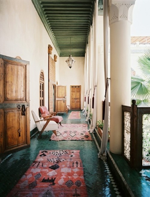 Moroccan rugs interior design