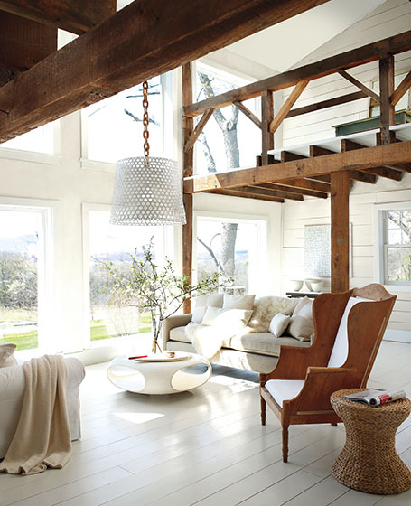 white-on-wood white interiors