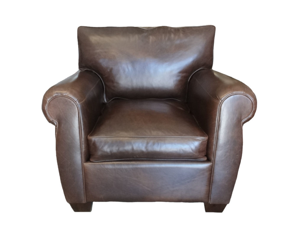 Raul Leather Chair santa barbara design center-1