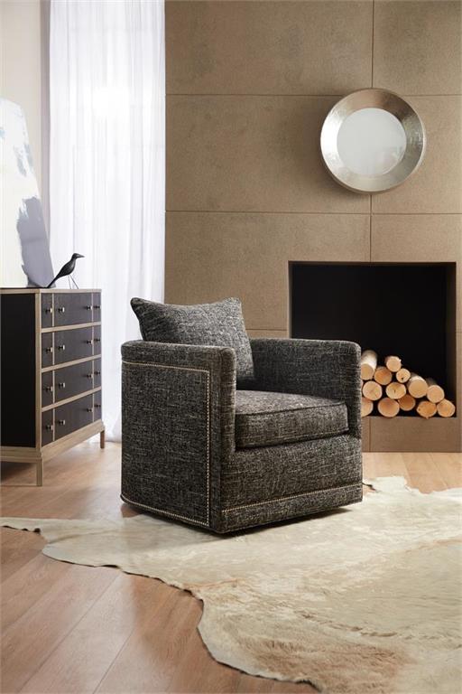Arc Swivel Chair is the perfect accent chair for your home. Santa Barbara Design Center has a wide to variety of living room chairs, upholstered chairs, wood frame chairs and more. Available in any fabric and finish. 34.00 x 31.00 x 33.50