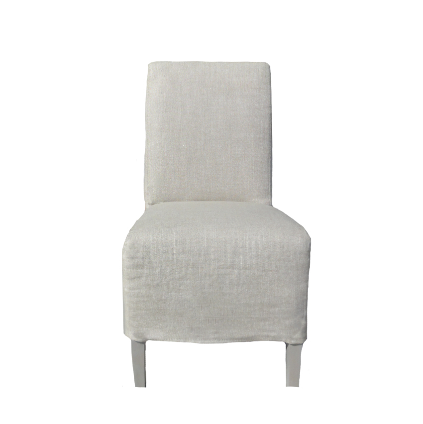 Slip covered Parson Chair santa barbara design center 32028-