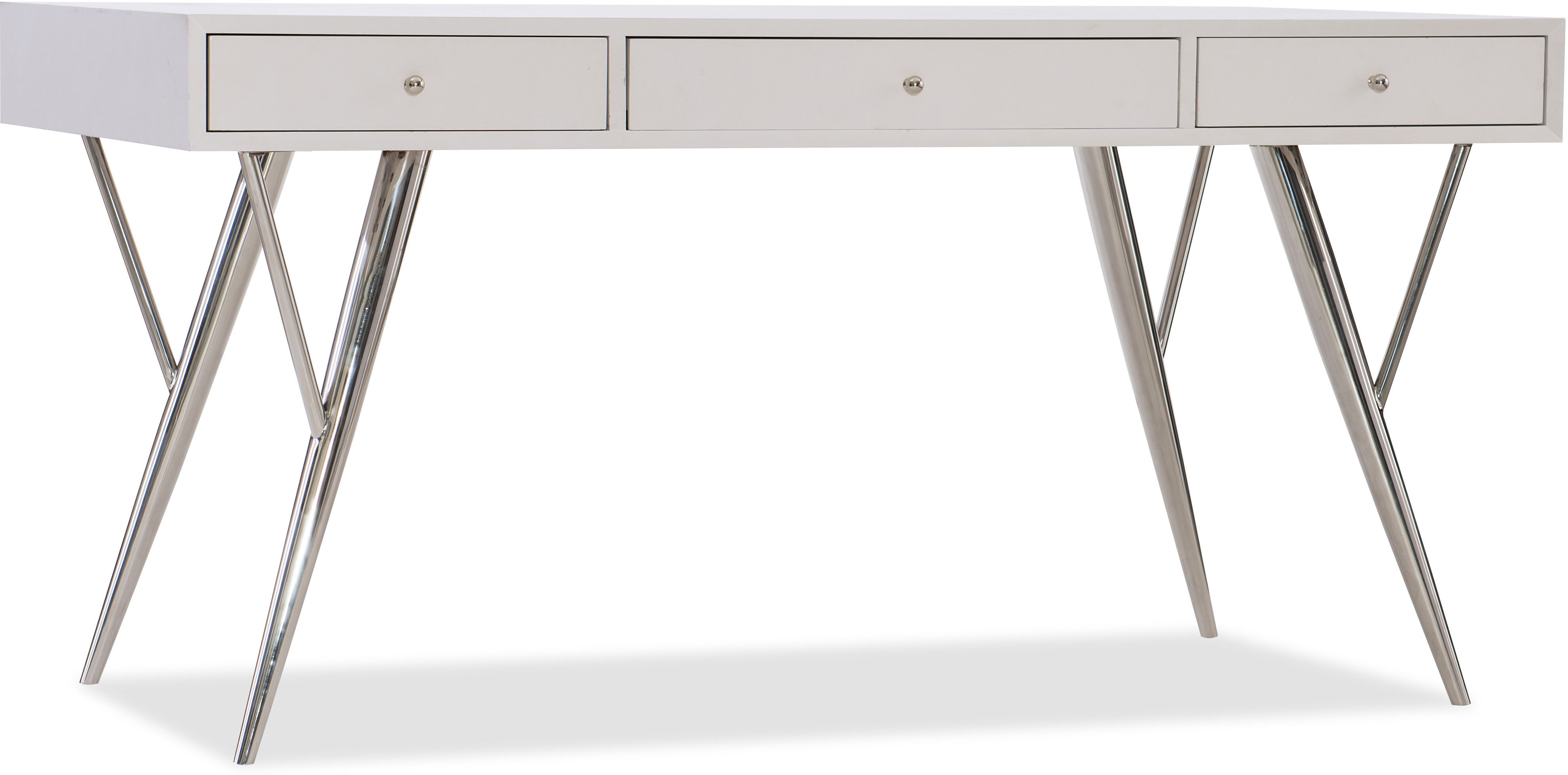 Sophisticated Contemporary Writing Desk hooker furniture 5622-10460-WH(1