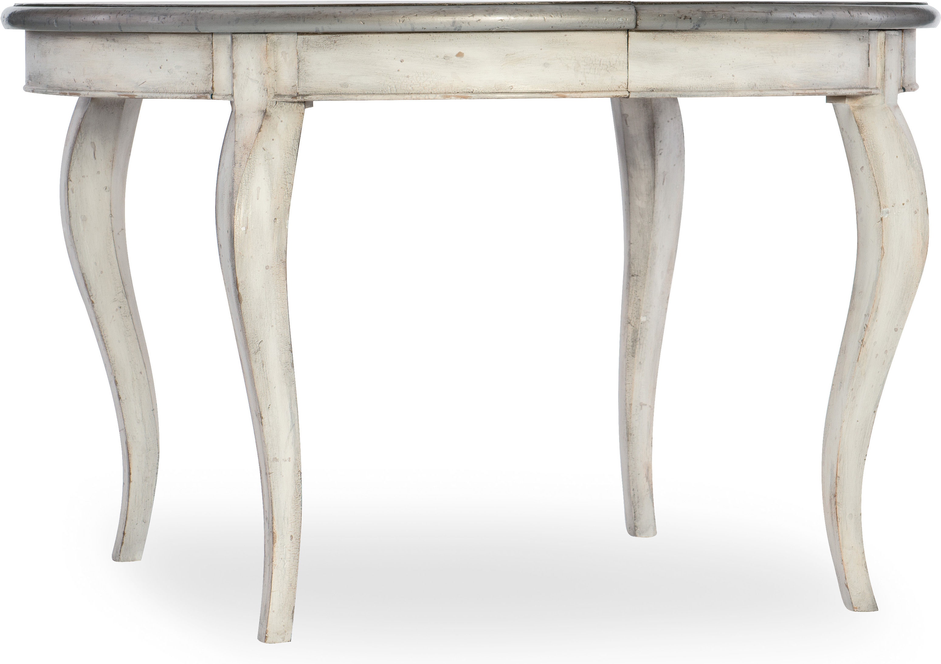 48in Round Leg Table w/leaf santa barbara design center hooker furniture 1610-75203-WH