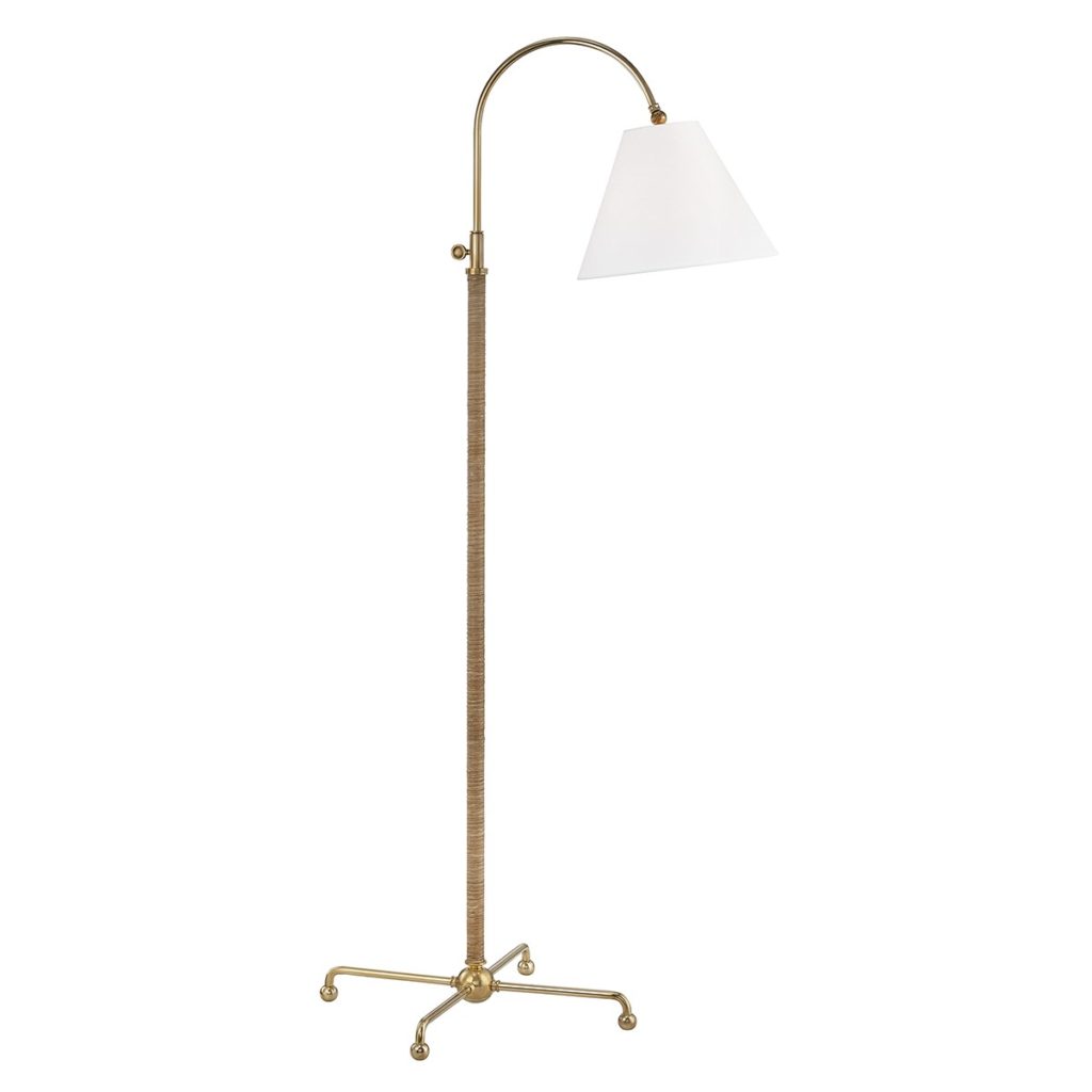 Width/Diameter 30.50" Height 62.25" Extension 25.00" Backplate/Canopy/Base 21.00" Shade Material linen Designer mark d. sikes Number of Lamps 1 Wattage 75w ea.