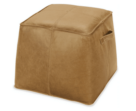 Damian Leather Ottoman