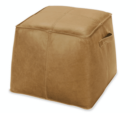 Damian Leather Ottoman