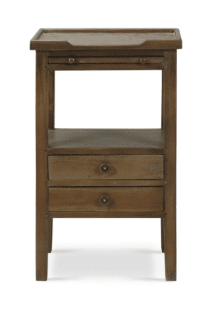 Elli 2 Drawer Side Table w:Pull Out-santabarbaradesigncenter