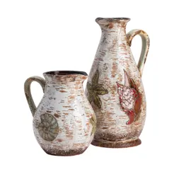 Coastal Ceramic Vases-SantaBarbaraDesignCenter