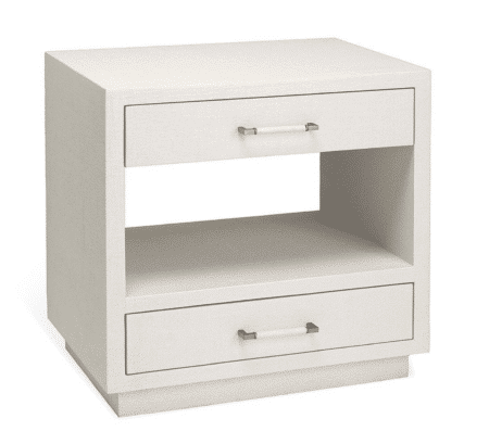 Taylor Bedside Chest - White