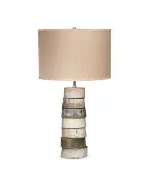 Stacked Horn Table Lamp